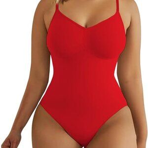 SHAPERX Women's Shapewear Bodysuit Tummy Control Body Shaper